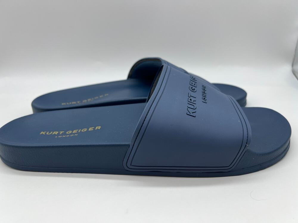 Kurt Geiger London Pool Slider Blue Men's Size 13 / 46 EUR New